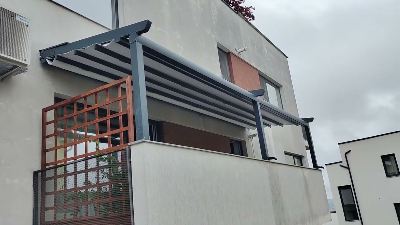 Pergola Retractabilă All Season / Pergola pentru Balcon/Terasă / SunProtect Solutions