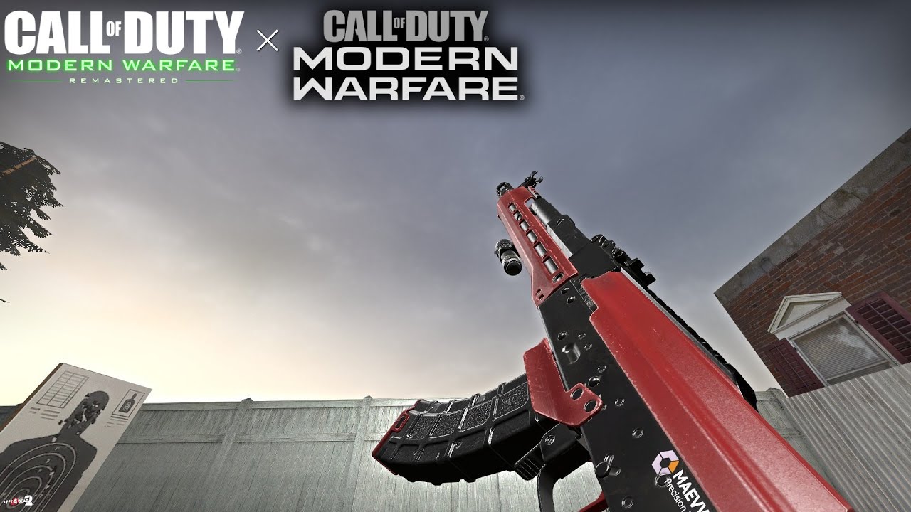 Left 4 Dead 2 AK-47 Crimson CODMWR using Modern Warfare 2019 Anim (AK-47 Mod) - MHOUND - Gameplay