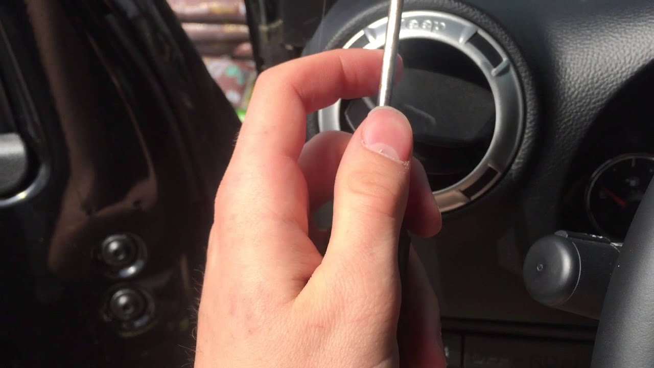 How to remove Jeep JK AC Vent (The Trick)! For paint!