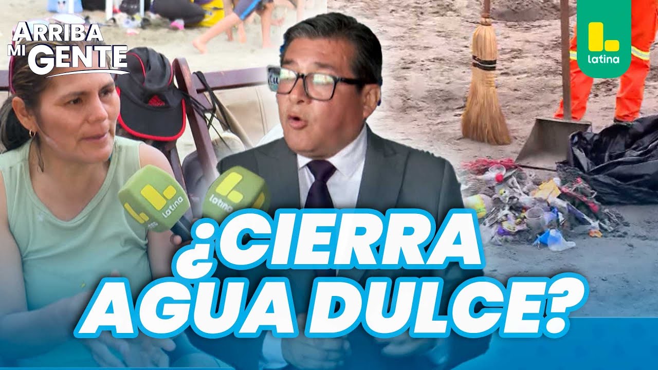 Alcalde de Chorrillos propone CERRAR la playa Agua Dulce, ¿qué dicen los vecinos? | Arriba Mi Gente