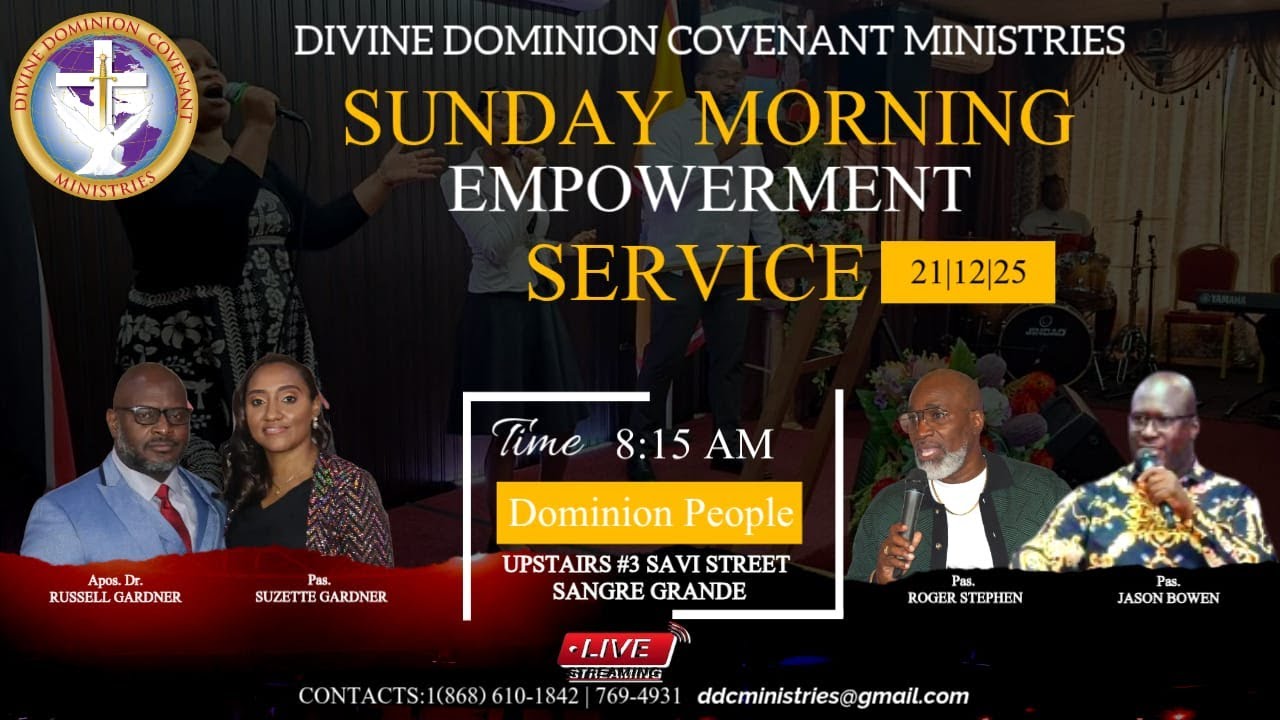 DDCM EMPOWERMENT SERVICE || DECEMBER 21ST, 2025 || WORSHIP AND THE WORD || APOSTLE DR. R GARDNER.