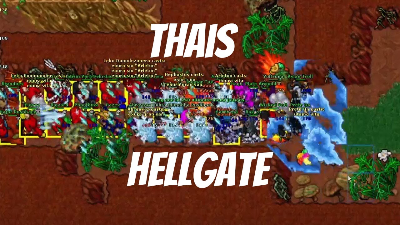 Tibia War - Zunera - Hardcore Pvp - Thais/Hellgate Fights