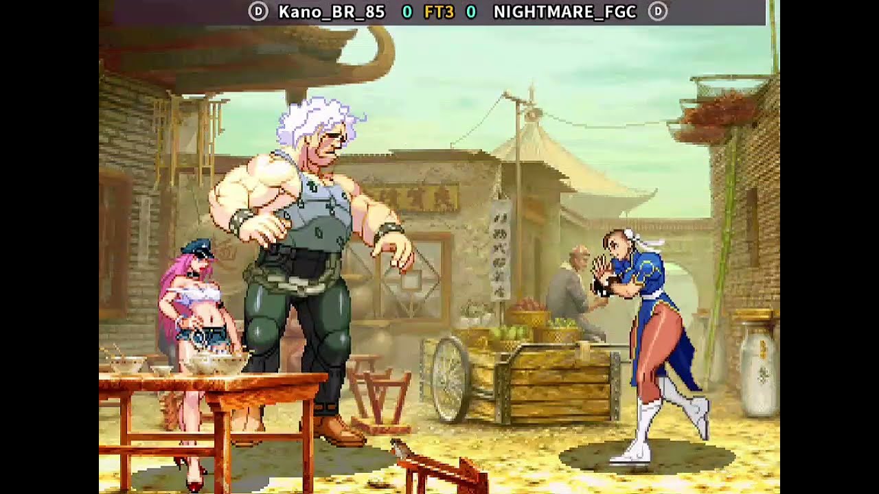 STREET FIGHTER III 3rd STRIKE: 🇧🇷 Kano_BR_85 vs NIGHTMARE_FGC 🇧🇷 ( FT 3 ) 