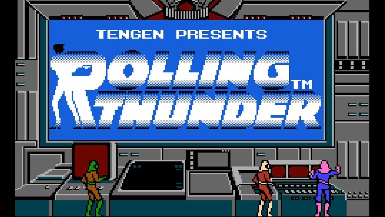 Rolling Thunder - NES | Full Game Longplay (HD)