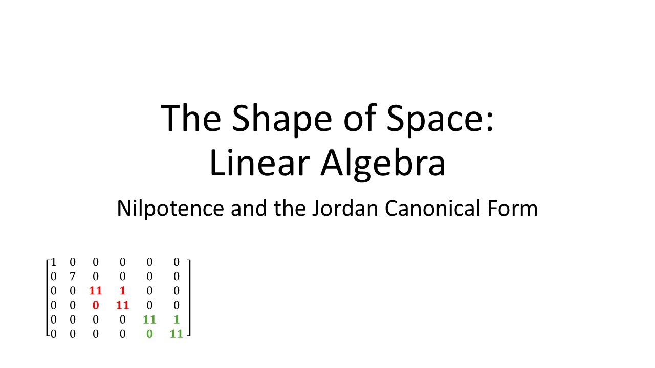 Nilpotent Matrices and Jordan Normal Form