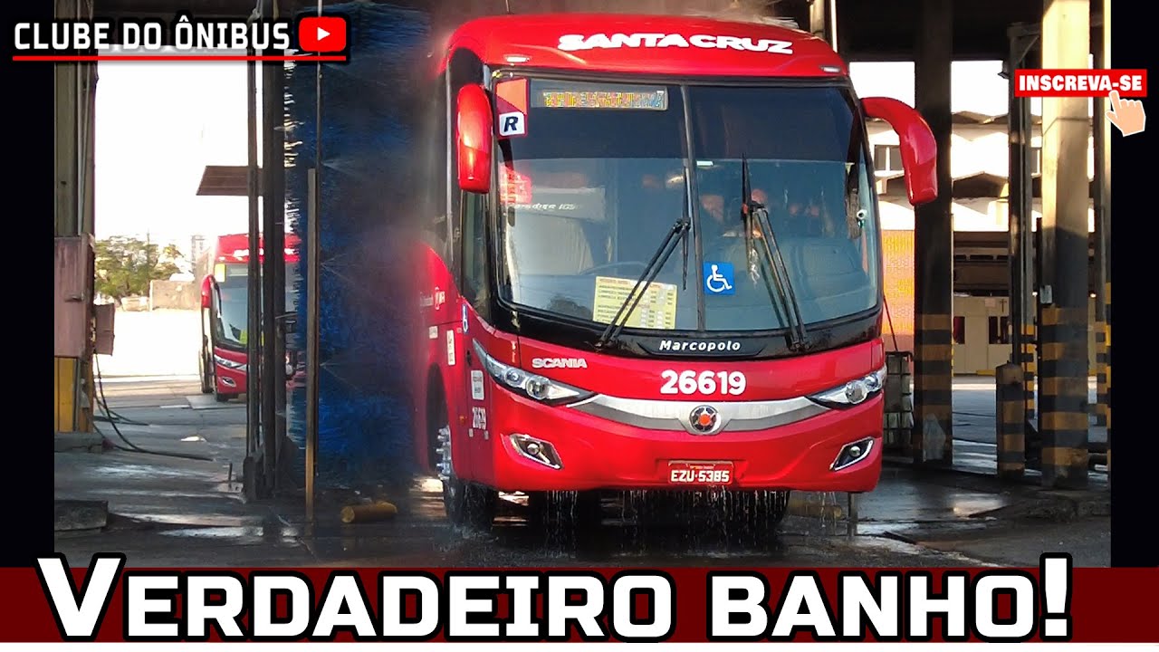 CONHEÇA A GARAGEM DE UMA DAS MELHORES EMPRESAS DE ÔNIBUS SÃO PAULO | VIAÇÃO SANTA CRUZ