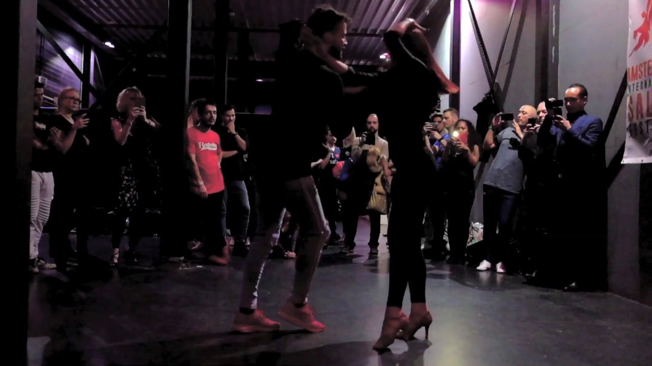 Ovidijus & Viktorija &ndash; Bachata @ Amsterdam International Salsa Festival 2019 [Te Robar&eacute;]
