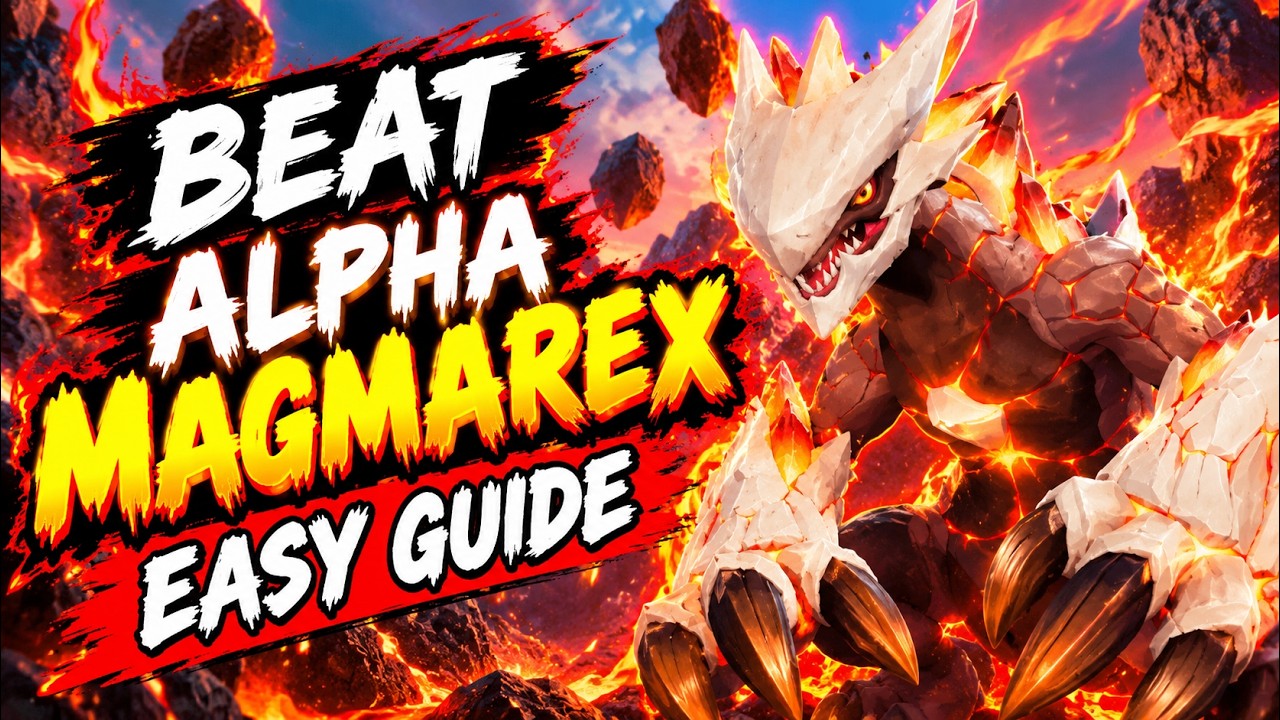 How to Beat Alpha Magmarex in Aniimo | Alpha Boss Fight Guide