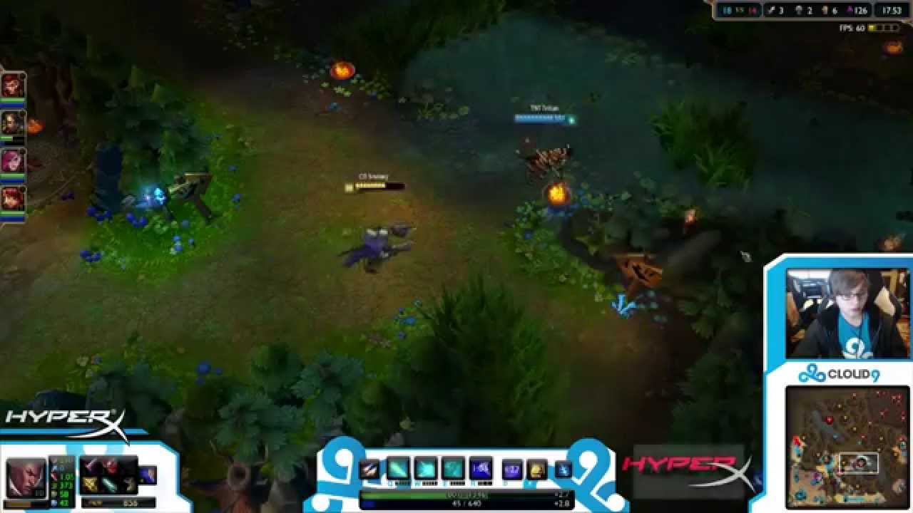 C9 Sneaky Lucian vs Vayne [Challenger Ranked solo queue AD]