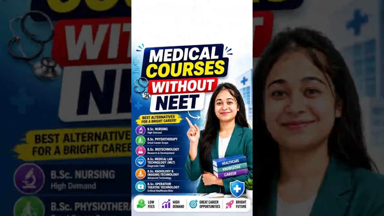 Best Medical Courses Without NEET 🔥 High Salary Career Options 2026