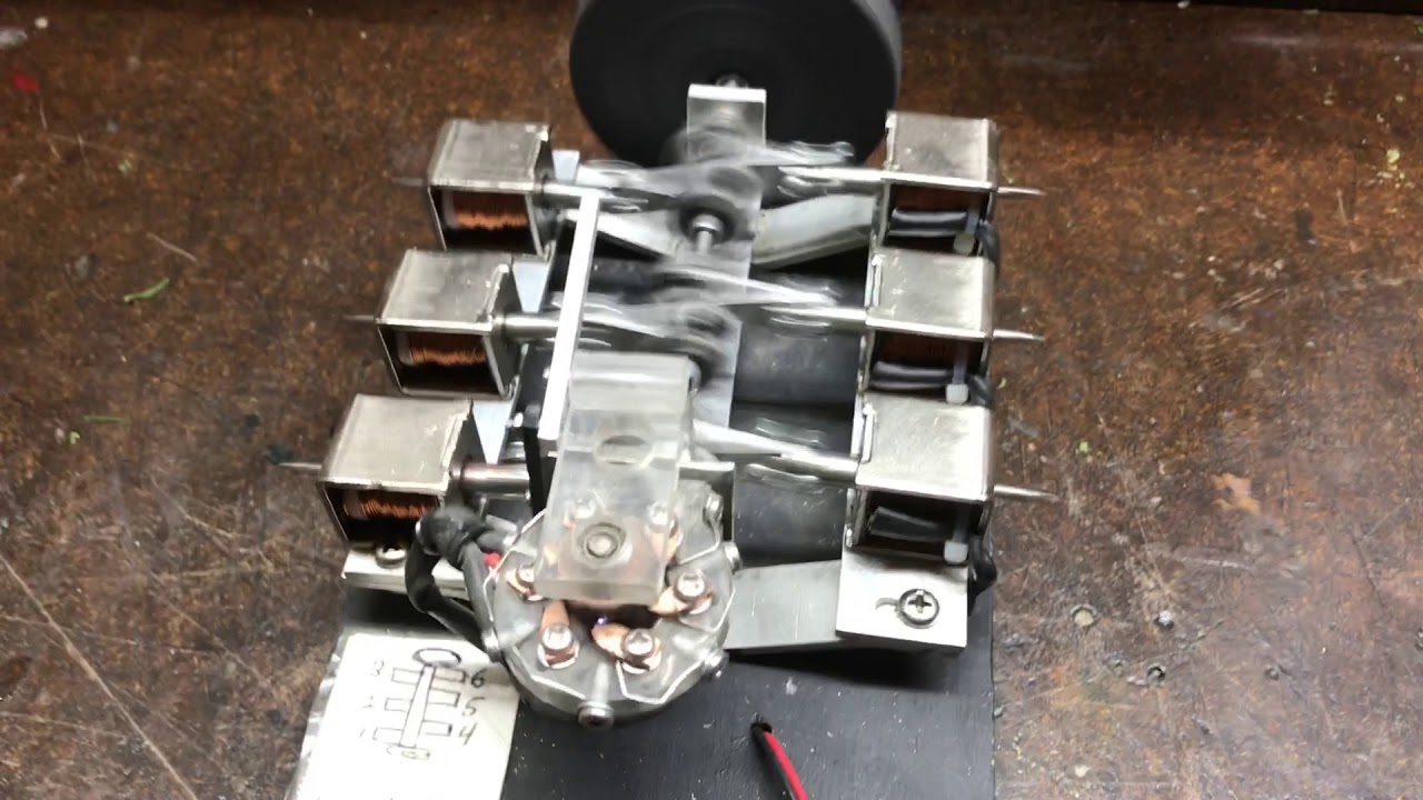 Flat 6 Solenoid Engine