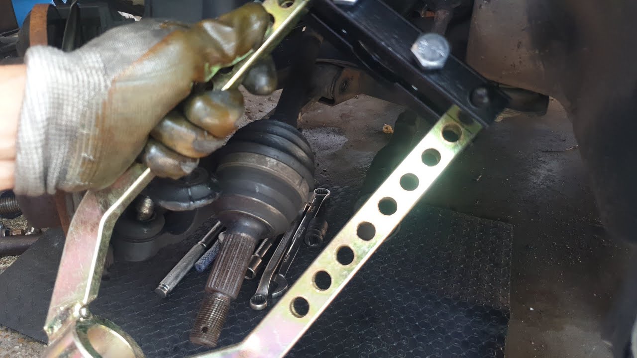 Tukar rubber boot drive shaft tanpa cabut keluar-kelisa