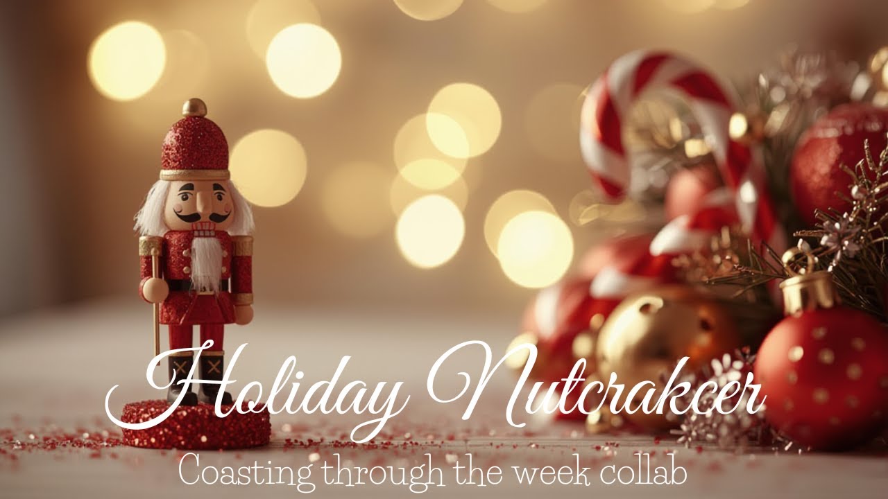 2. The CUTEST Chubby Nutcracker Resin Scene | Coasting through the week Collab