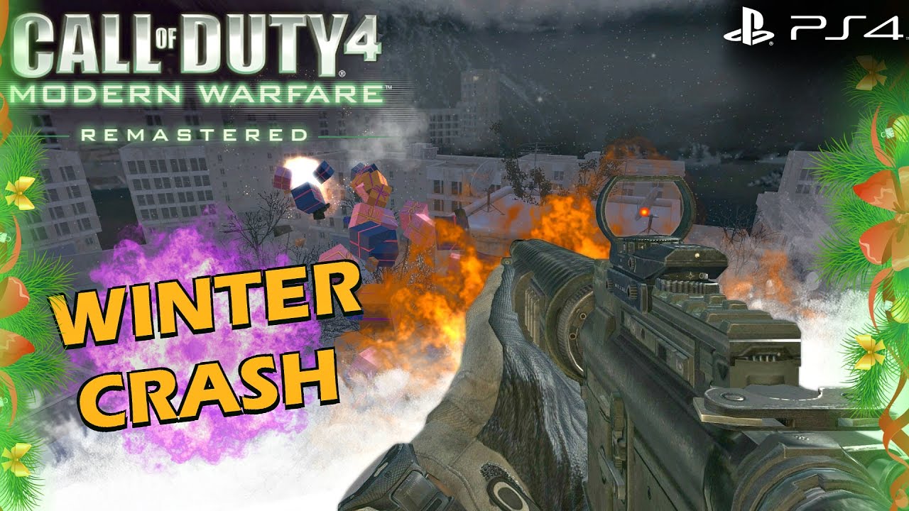 Call Of Duty 4: Modern Warfare Remastered - Winter Crash Domination Gameplay (Merry Christmas!)