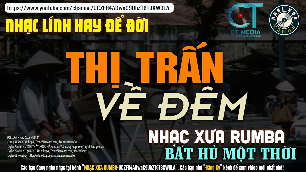 Nhạc Xưa Rumba Hay Bất Hủ | THỊ TRẤN VỀ ĐÊM - Lk Nhạc Lính Xưa, Nhạc Xưa 1975 Hiếm Có Vô Cùng
