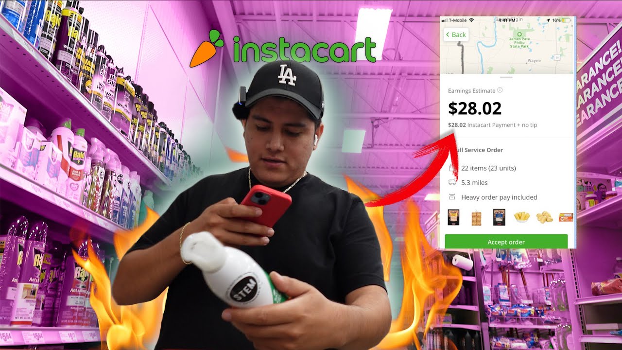 Mi primer dia TRABAJANDO en instacart | ESTADOS UNIDOS | ANGEL GUEVARA