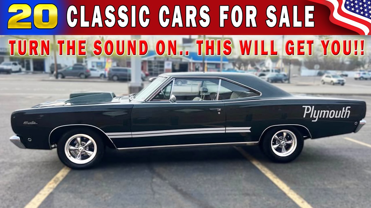 Rare Garage Finds!! 20 Cheap Classic Cars for Sale Today