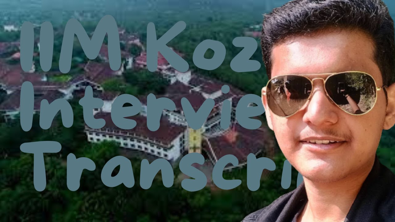 MUST WATCH - IIM Kozhikode Interview Experience | Akshat Negi