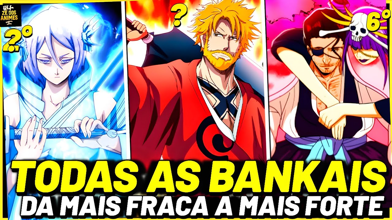 🔥ATUALIZADO! TODAS AS 33 BANKAIS DE BLEACH RANQUEADAS E EXPLICADAS