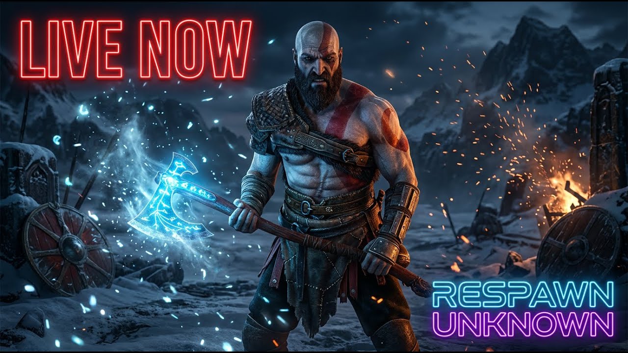 FGOD OF WAR LIVE 🔴 | Kratos Rage Mode Gameplay | Respawn Unknown