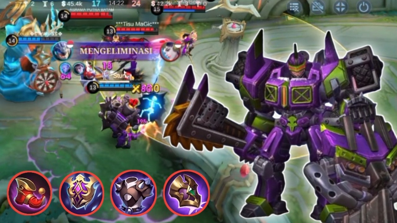 JOHNSON TUKANG TABRAK💥EDISI DEATH RIDE🚨TABRAK HERO APAPUN YG MENGHADANG😂!!~MOBILE LEGEND!!