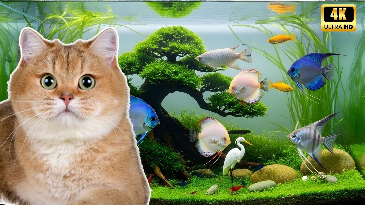 Cat TV | Peaceful Fish Tank Video for Cats and Daily Relaxation EP.12