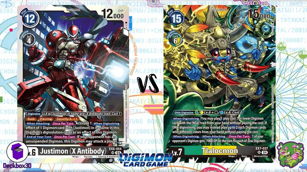 DIGIMON TCG: Justimon X (Black) vs Nature Spirits (Multicolor)