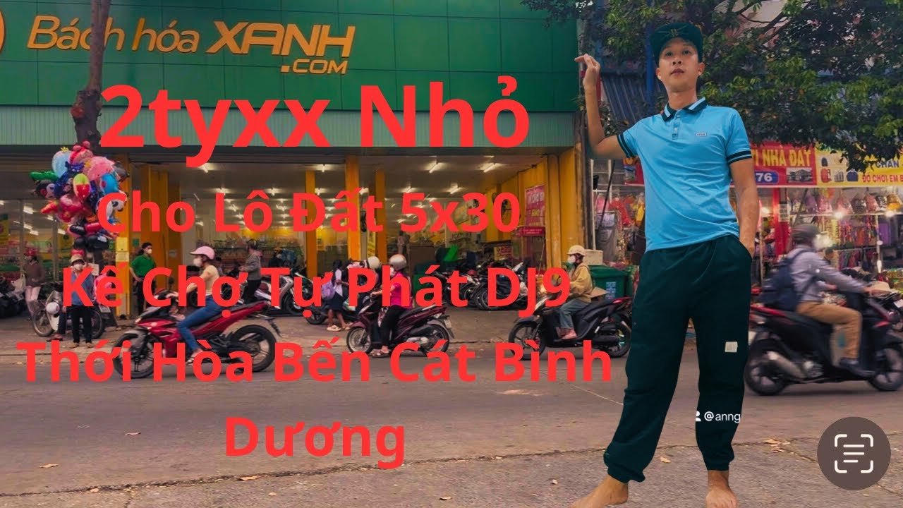 Bán lô đất 5x30 sổ  riêng thổ cư 100% ngay chợ dj9 thới hòa bến cát bình dương