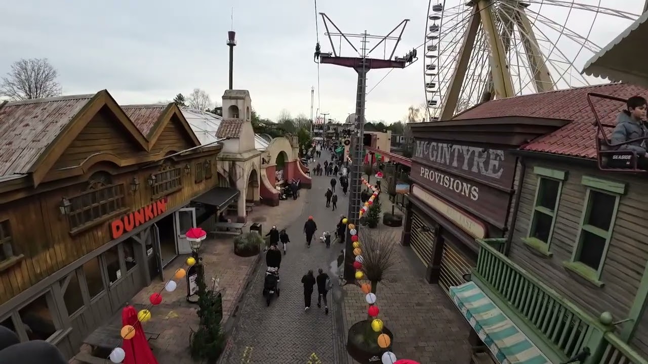 Kabelbaan | Seilbahn in Slagharen 2023 | POV ONRIDE | DJI Action 3