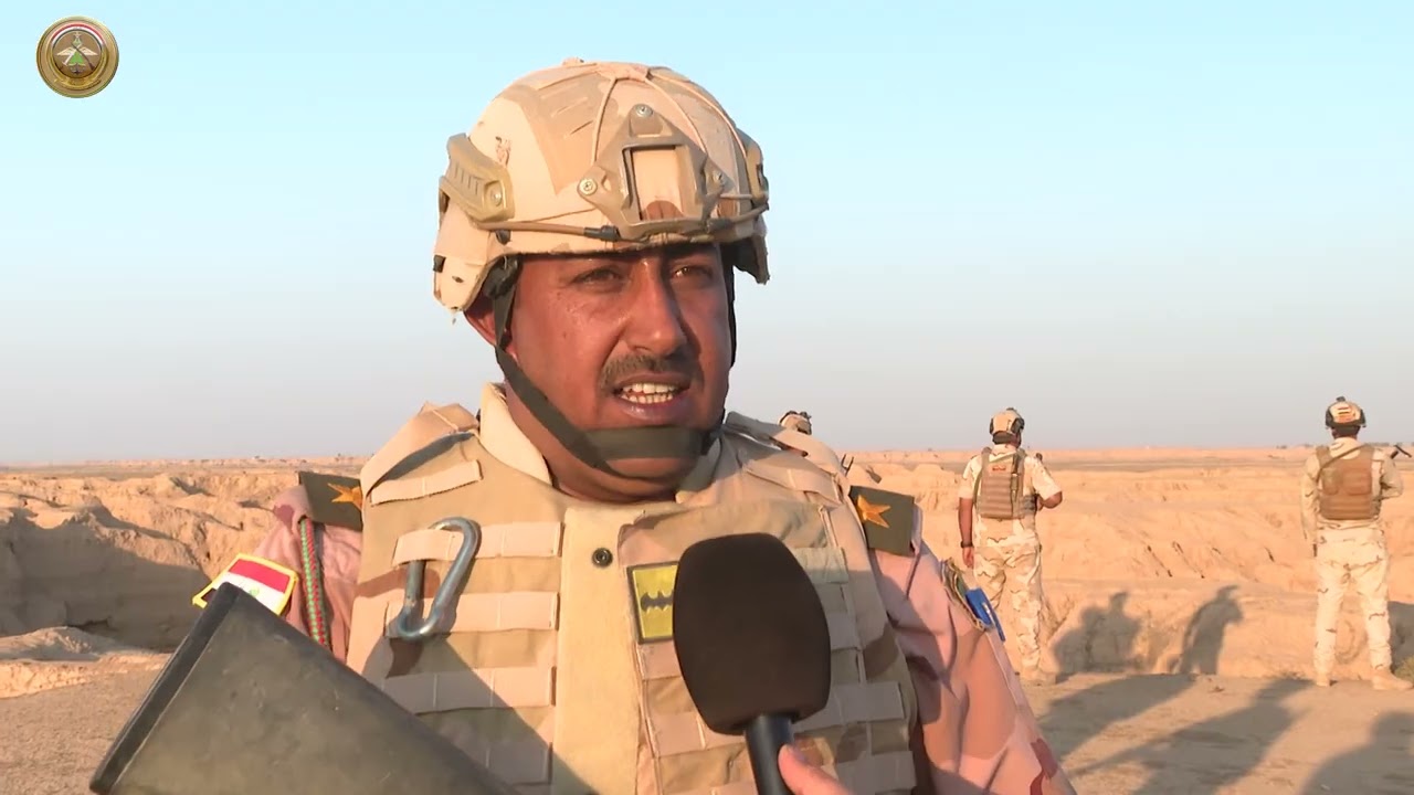 جولة لإعلام وزارة الدفاع في الفوج الاول لواء مغاوير قيادة عمليات صلاح الدين في حاوي العظيم