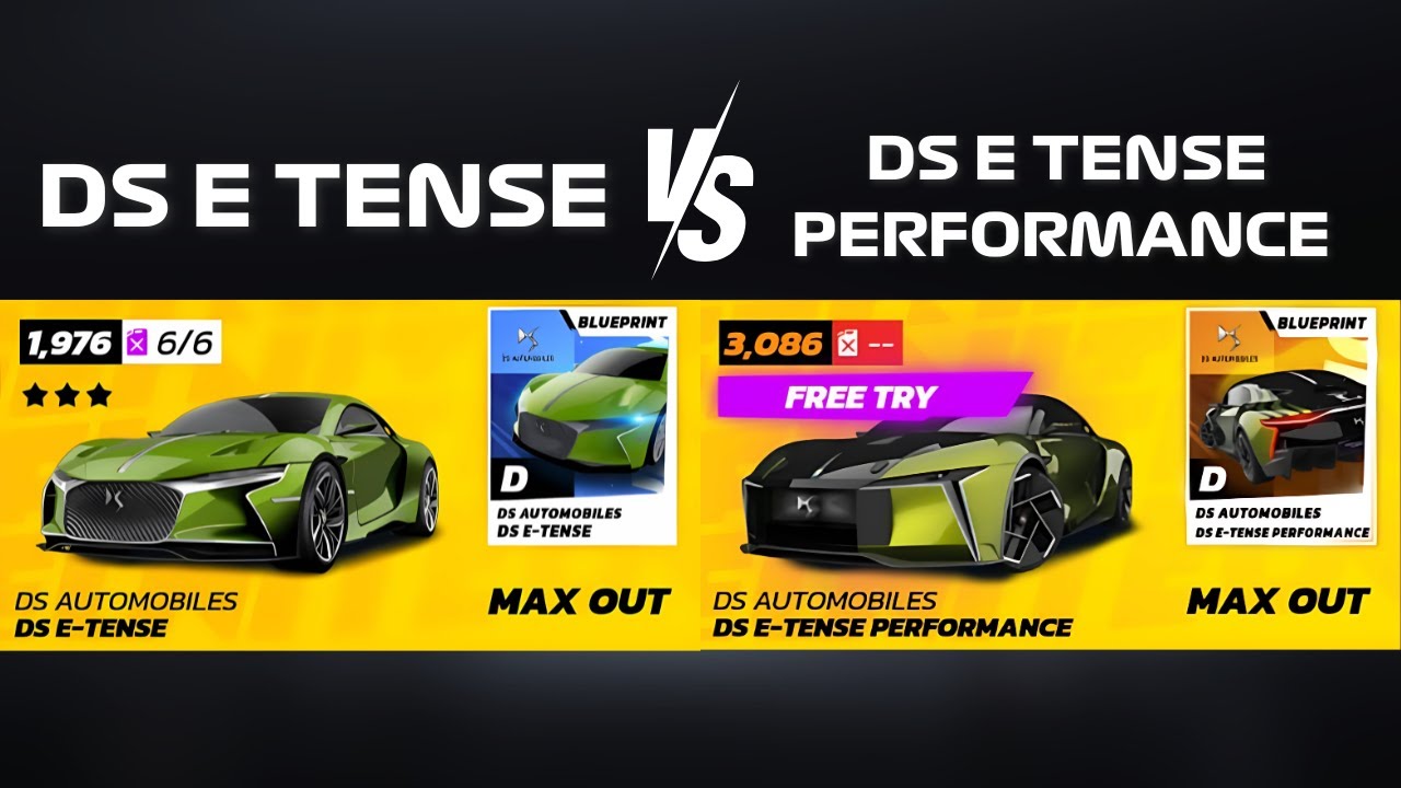 DS E Tense против производительности DS E Tense