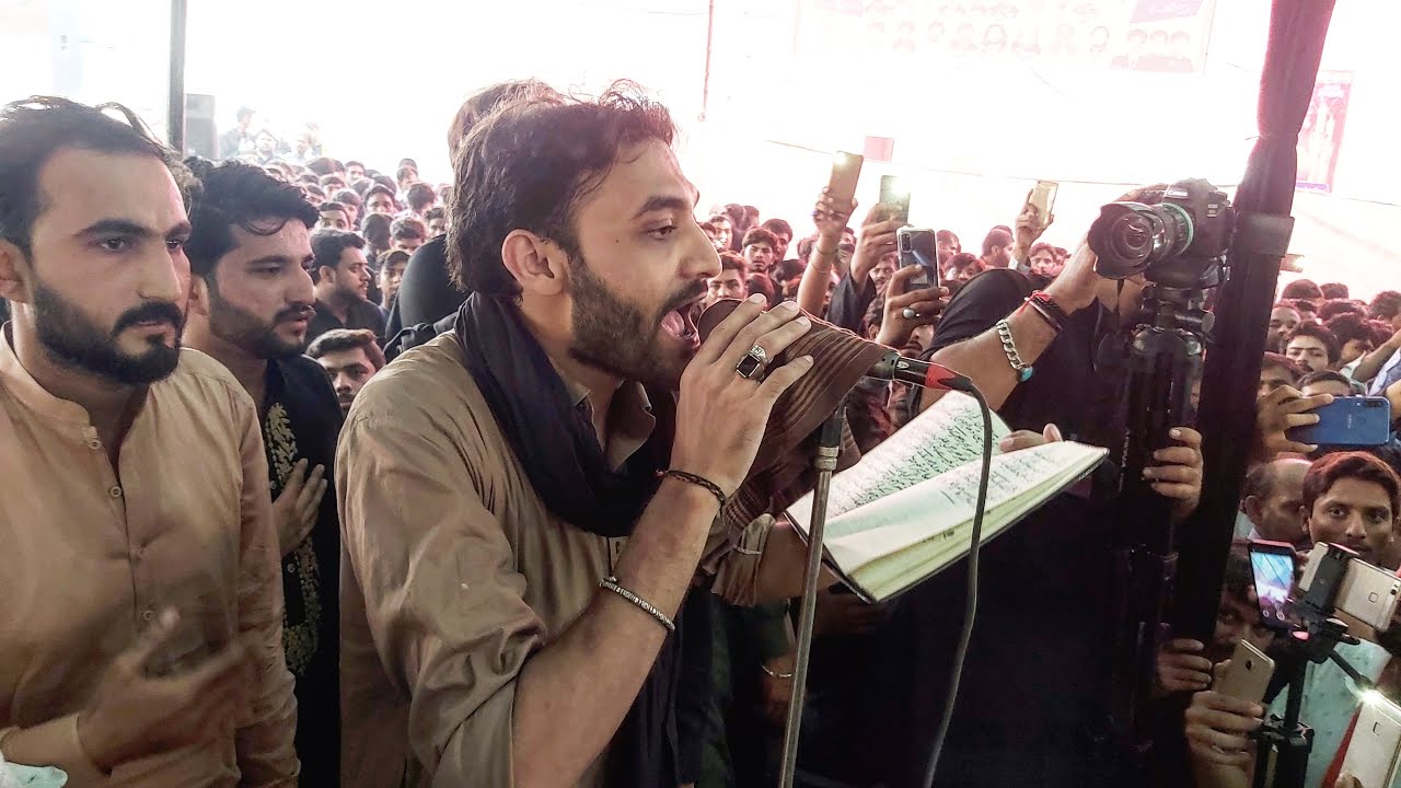 Raza Hassan Sadiq - Har Dum Hussain Tera Gham Hussain - Live 3 Muhrram Dhobi Ghat Fsd.