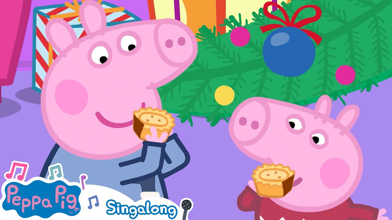 Who's at the Door? - Christmas Edition 📕 Karaoke & Sing Along for Kids Songs 💞 Peppa Pig Songs