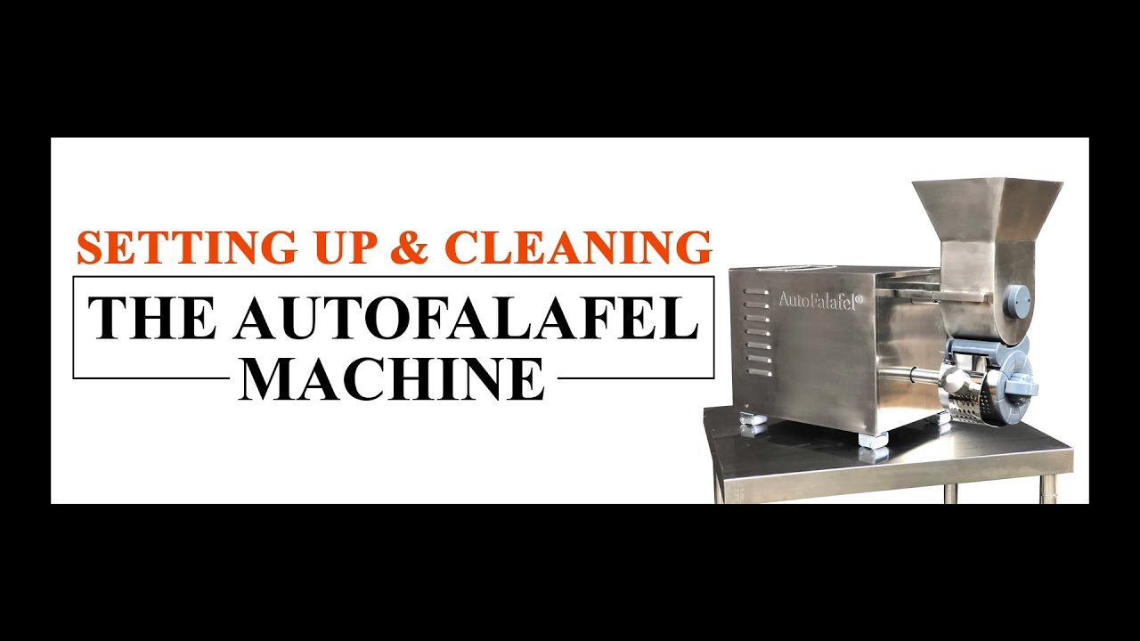 Setting Up & Cleaning the AutoFalafel | Automatic Falafel Machine by Spinning Grillers