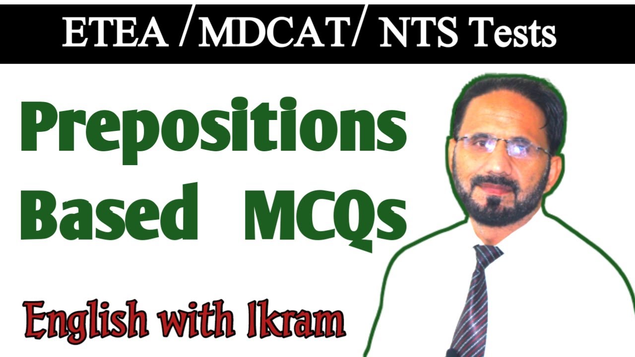 Prepositions | English Grammar ETEA | MDCAT | NTS | How to Prepare For ETEA 2020