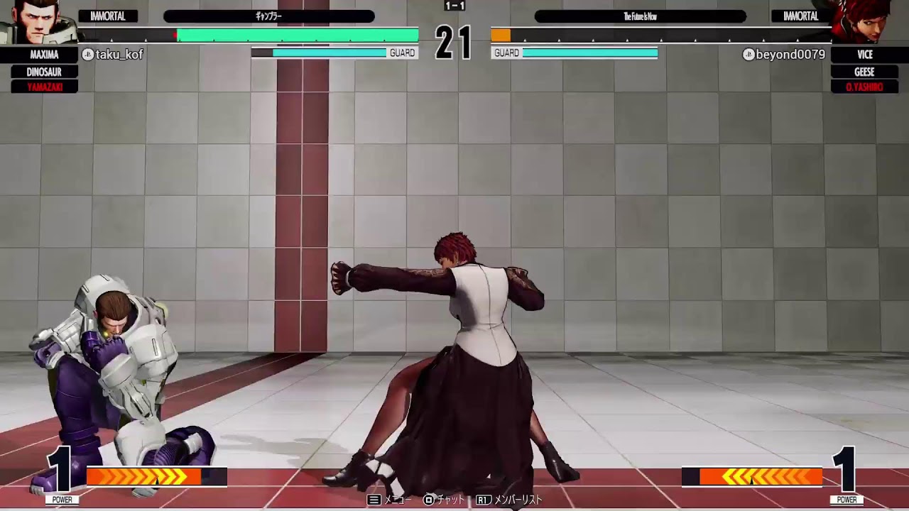 KOF15　シキナさんと対戦したいやつ至急メールくれや