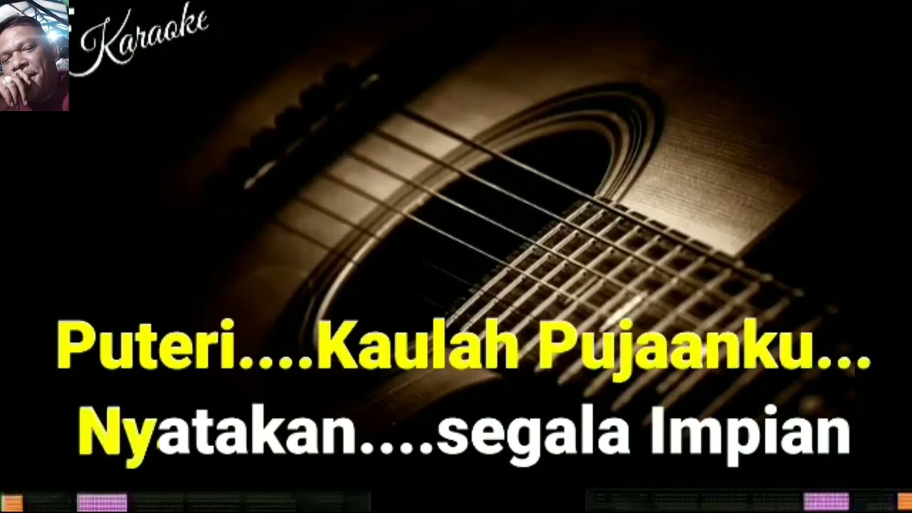 Karaoke Puteri-iklim versi akustik nada pria