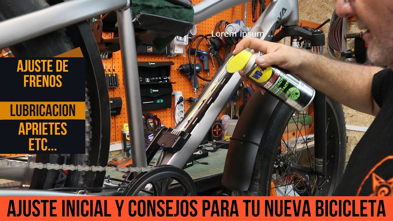 Ajuste Inicial y Consejos para tu Nueva Bicicleta DERUIZ LAVA  bicicleta electrica / GINESSOT