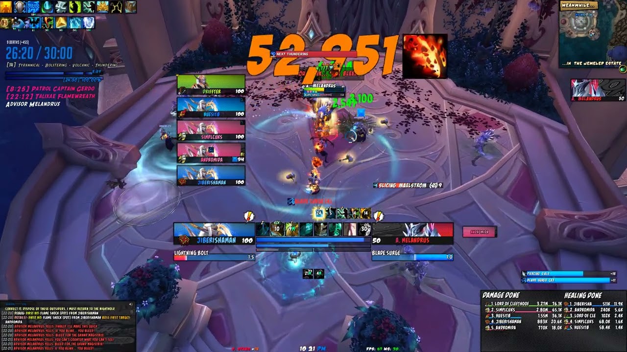 +14 COS Advisor Melandrus Resto Shaman with SuperVillain edit!