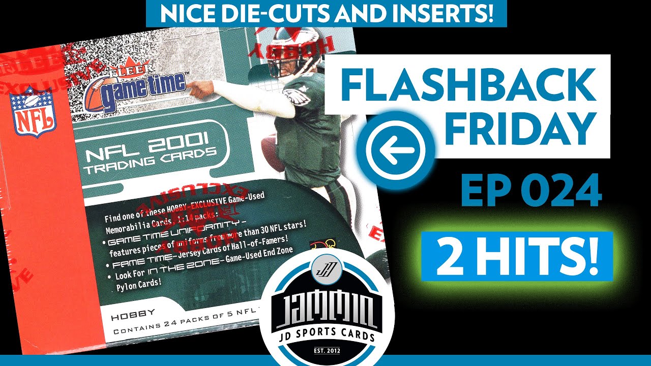 2001 Fleer Game Time Football Hobby Box Break | FLASHBACK FRIDAY!