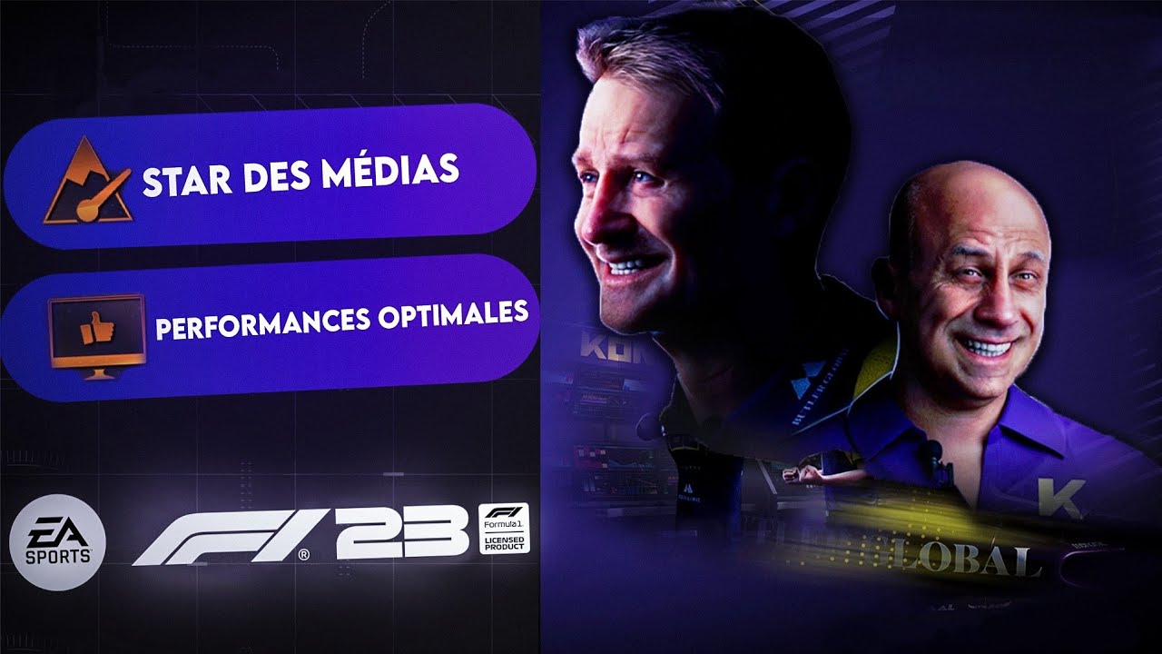 Troph&eacute;e Star des m&eacute;dias et Performance optimale (F1 23)