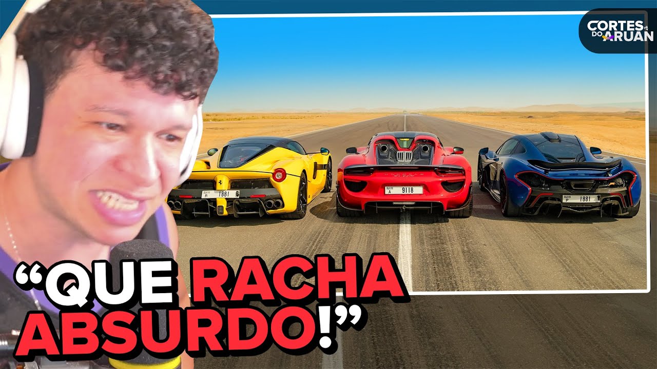 ARUAN REAGE: LaFerrari vs Porsche 918 vs McLaren P1: CORRIDA DE ARRANCADA (CARWOW BRASIL)