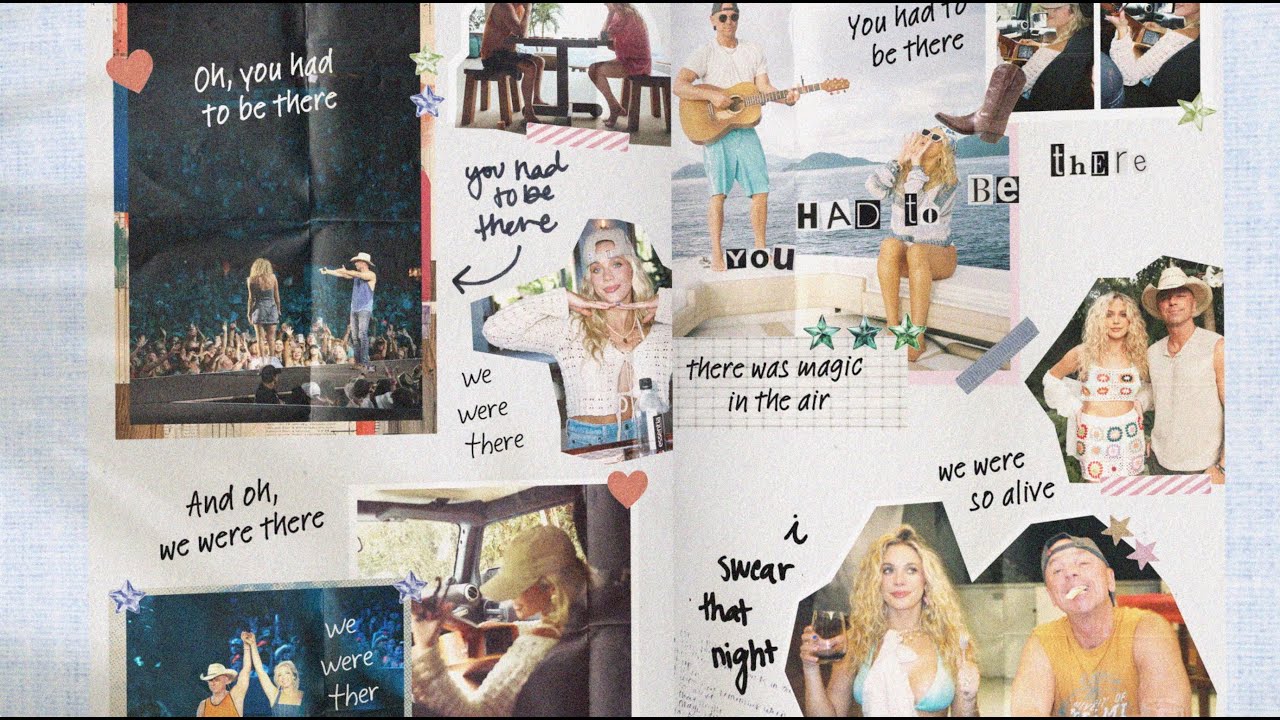 Megan Moroney, Kenny Chesney - You Had To Be There (Lyric Video)
