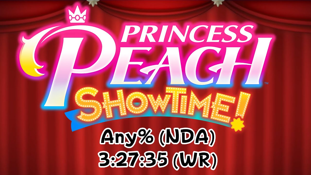 Princess Peach: Showtime Any% (NDA) Speedrun World Record in 3:27:35