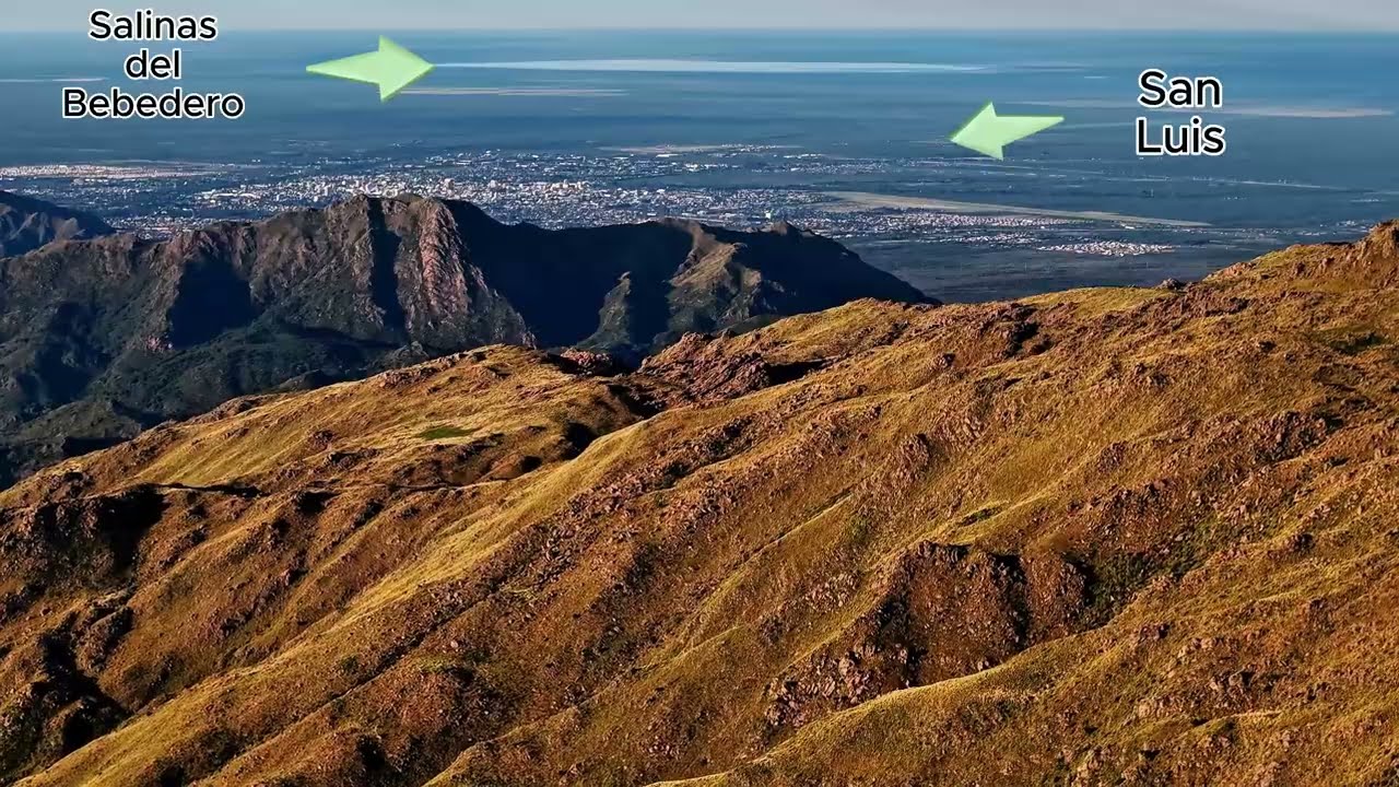 Vuelo de altura sobre las sierras de San Luis: avistamiento de varias  localidades y embalses