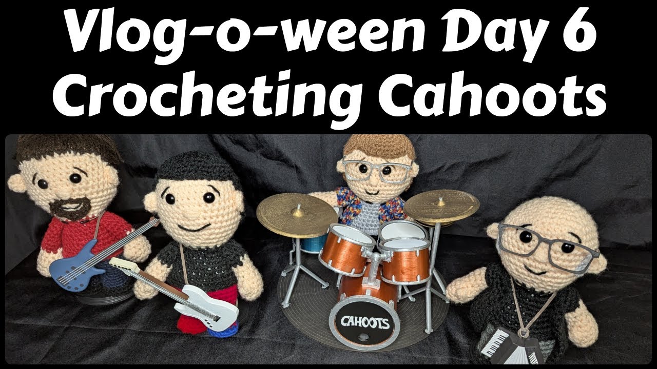Vlogoween Day 6 Crocheting Cahoots