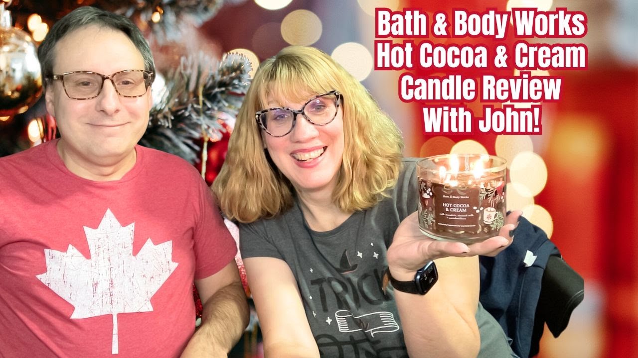 Bath & Body Works Hot Cocoa & Cream Candle Review With John!