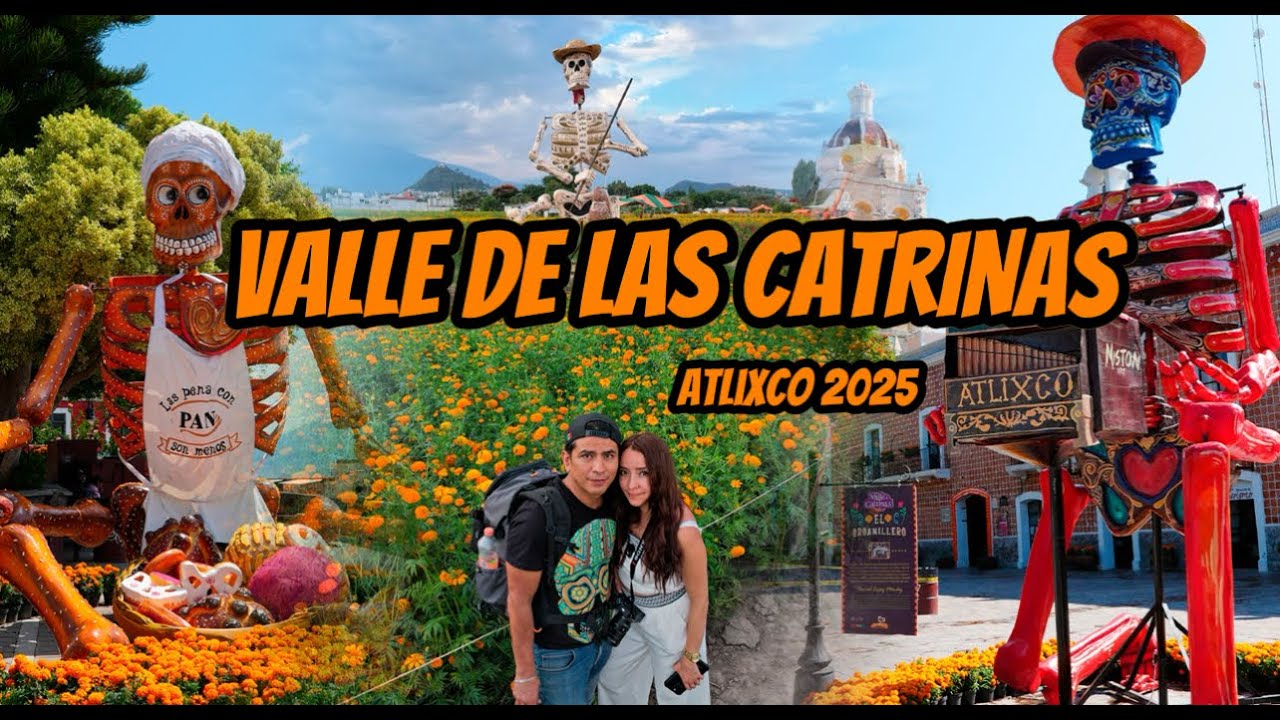 ¡ASI SE VIVE EL VALLE DE LAS CATRINAS EN ATLIXCO!  PUEBLA 2025