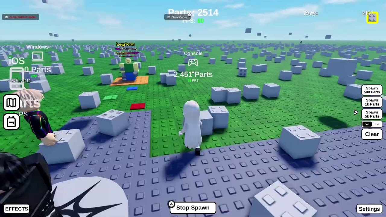 Playing Roblox:)