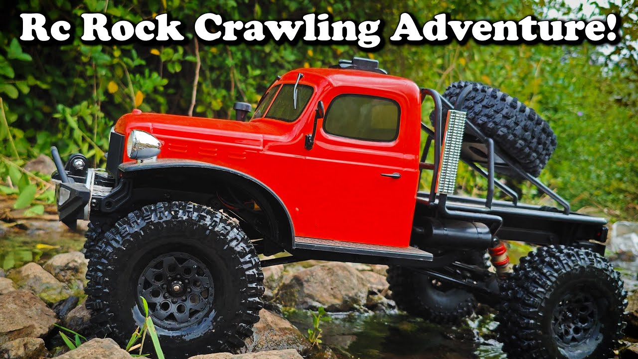 Rc Rock Crawling Through Nature's Obstacles | Pure Off Road Fun | FMS Atlas ROC Hobby